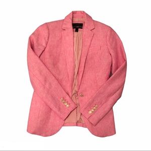 J.Crew linen pink jacket NWOT